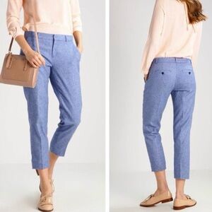 Banana Republic Avery wool blend blue trouser pants size 4 petite